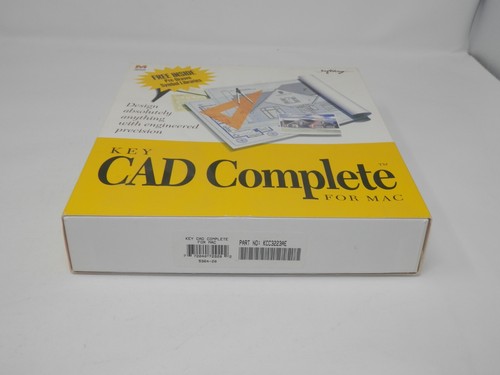 Key CAD Complete for Mac Version 1.5 • 3.5" Floppy Big Box 1994 Vintage Software - Picture 9 of 12