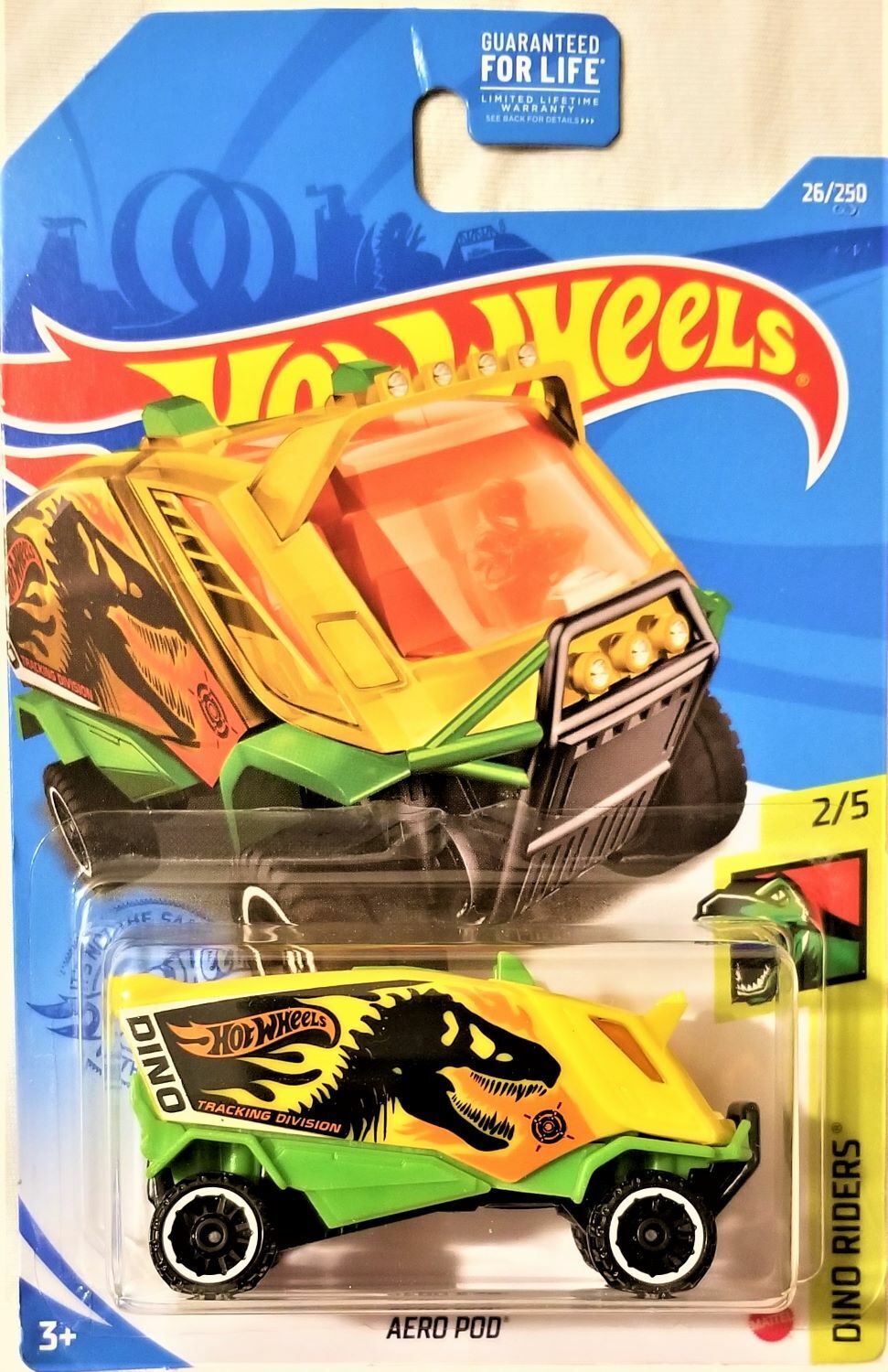 Hot Wheels - 2021 Dino Riders 2/5 Aero Pod 26/250 (BBGTC71)