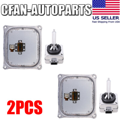 2PC Xenon HID Headlight Ballast Unit Module 25806714 2007-2011 For Cadillac DTS