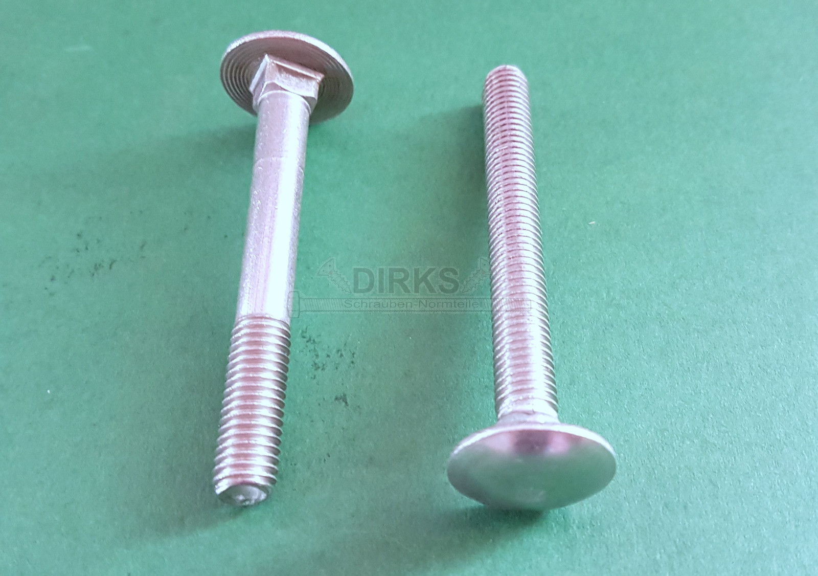 Flachrundschrauben DIN 603 Edelstahl A2 - Schlossschrauben Mit Vierkantansatz 10x65mm