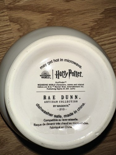 Rae Dunn Harry Potter Bowl 5.5” Diameter - Picture 4 of 4