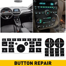Set 52 Button Key Caps A/C Heater Switch Repair Kit For GM SUV Trucks