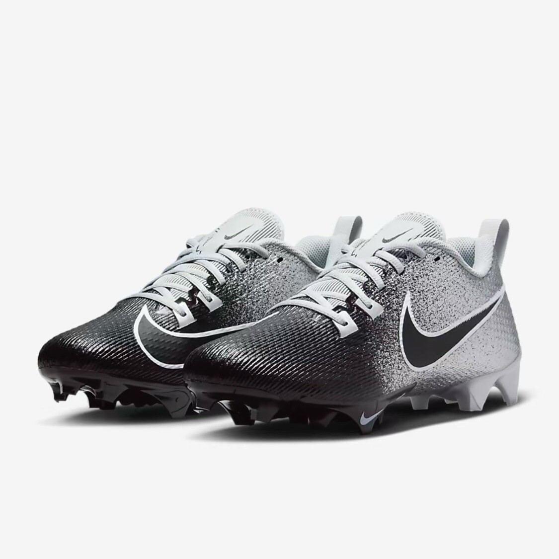 Nike Vapor Edge Speed 360 2 Silver/Black Football Cleats Size 13