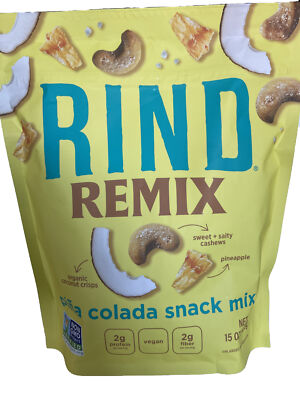 RIND REMIX PiñaColada Snack Mix. 15oz Coconut, Pineapple And Cashews!