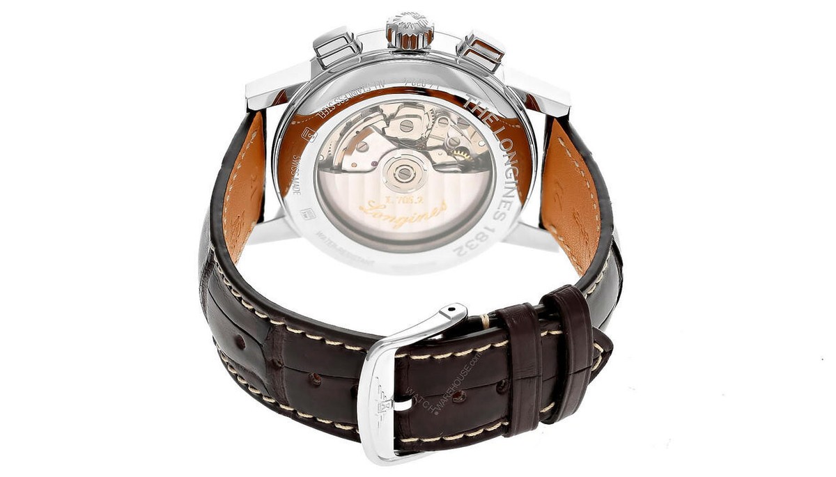 Longines Beige Dial with Stainless Steel Case Watch Longines Flagship Heritage automatic moon phase beige havana  main image 2
