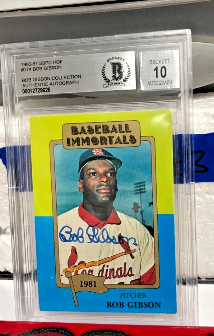 Bob Gibson MLB Original Autographed Items for sale | eBay