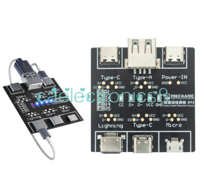 DT3 Data Cable Detection Board USB Cable Tester For iOS Android Type-C