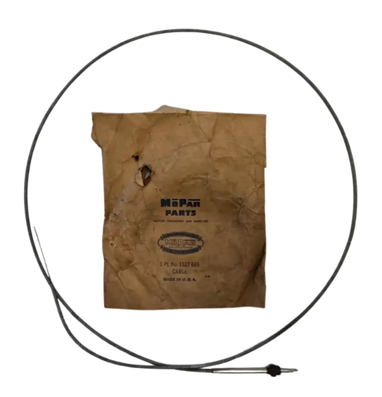 49-54 Dodge Chrysler DeSoto Plymouth Heater Control Cable 1527685 1188439 NOS. - Image 2 of 4