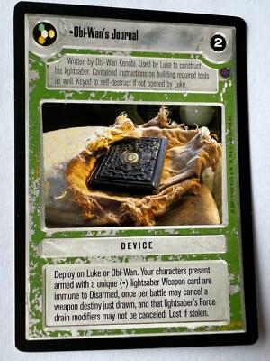 Star Wars CCG Reflections 2 Obi-Wan's Journal SWCCG Reflections II Premium