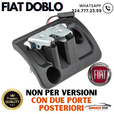 ORIGINALE S-P PORTELLONE Serratura Gancio Blocco Fiat Doblo 119 Cargo 223 EUR 17,84 - IT - Foto 7