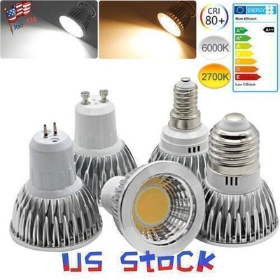AC85-265V 9/12/15W COB GU10 E14 E27 w// LED Light Bulb LED Spotlight Downlight