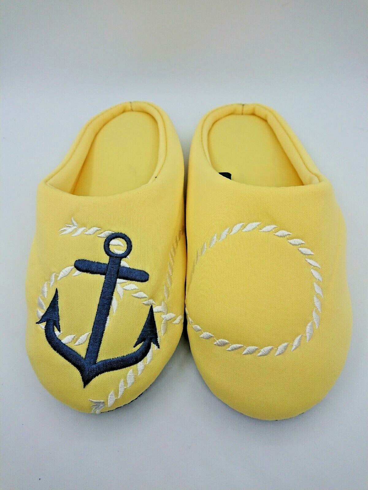 PANTOFOLA D’ORO Pantofole Jeffrey Banks Home Donna Gialle Ancoraggio con Applique