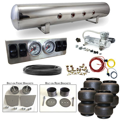 64-72 Chevelle Air Ride Kit- Stage 1- 1/4'' Manual Control 4 Path Air Ride System