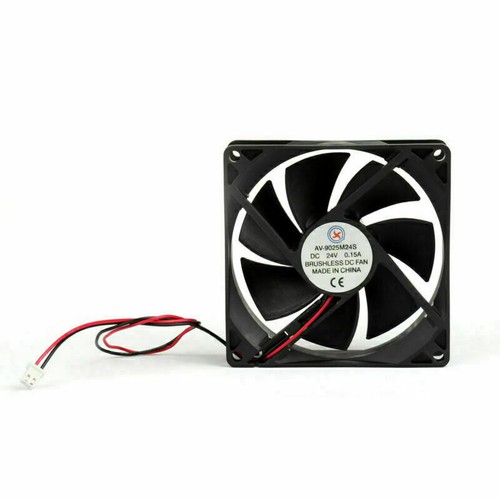 10x DC Brushless Cooling Computer Fan 24V 9025s 90x90x25mm 0.15A 2 Pin Wire/ PE - Afbeelding 3 van 7