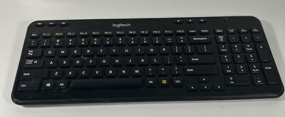 Logitech K360 Y-R0017 Wireless Black Full Size Keyboard w Unifying USB Receiver