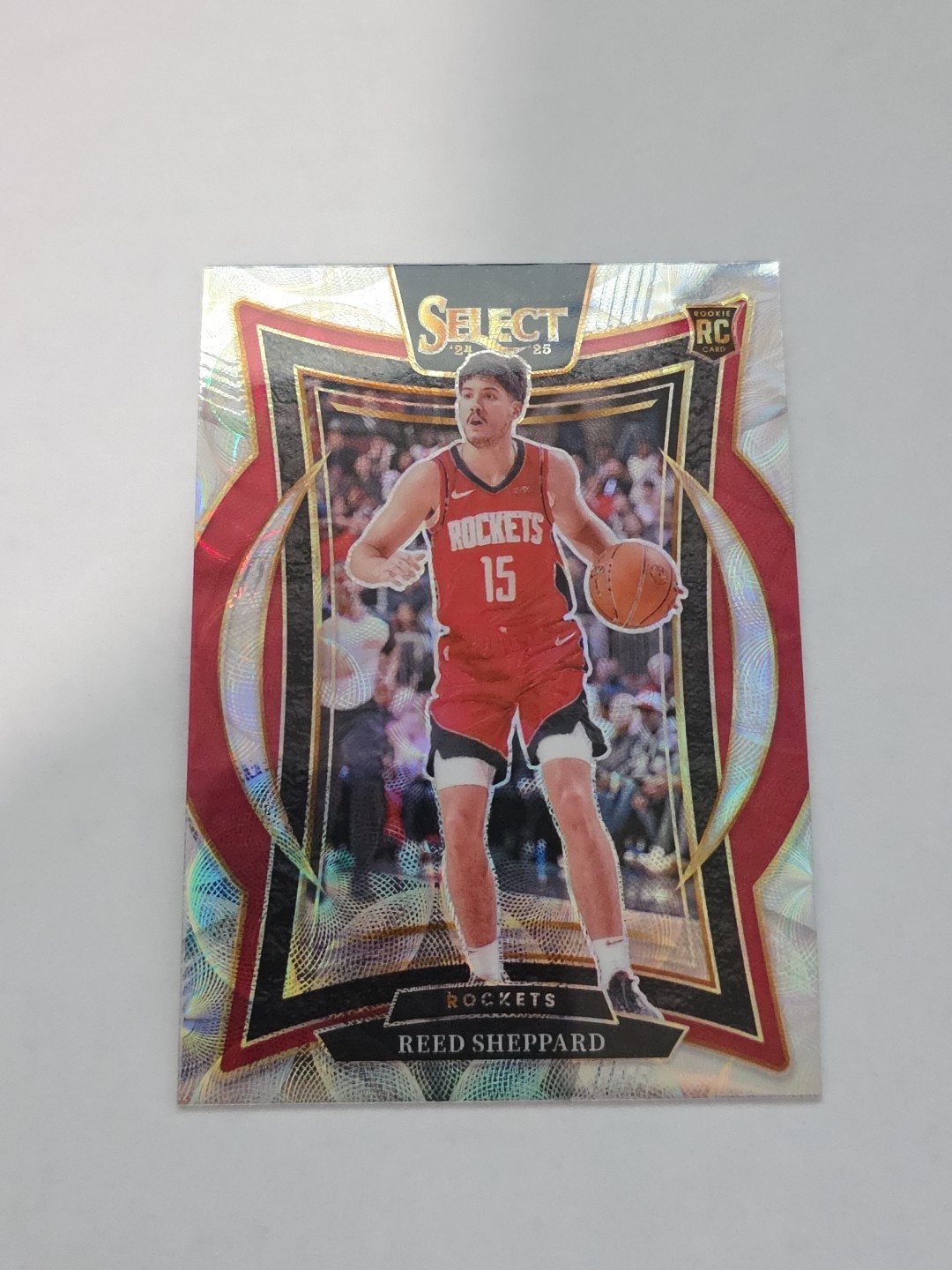 2024-25 Panini Select Reed Sheppard #68 Rookie Scope Prizm Houston Rockets