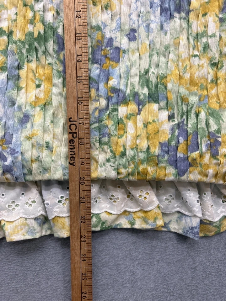 Almohada Shams Cottage Core Farmhouse Amarillo Volantes Plisado Guinga JC Penney De Colección Foto 3 de 4