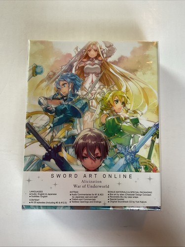 Sword Art Online Alicization War of Underworld Box Set BLURAY Boxed Set NEW SEAL