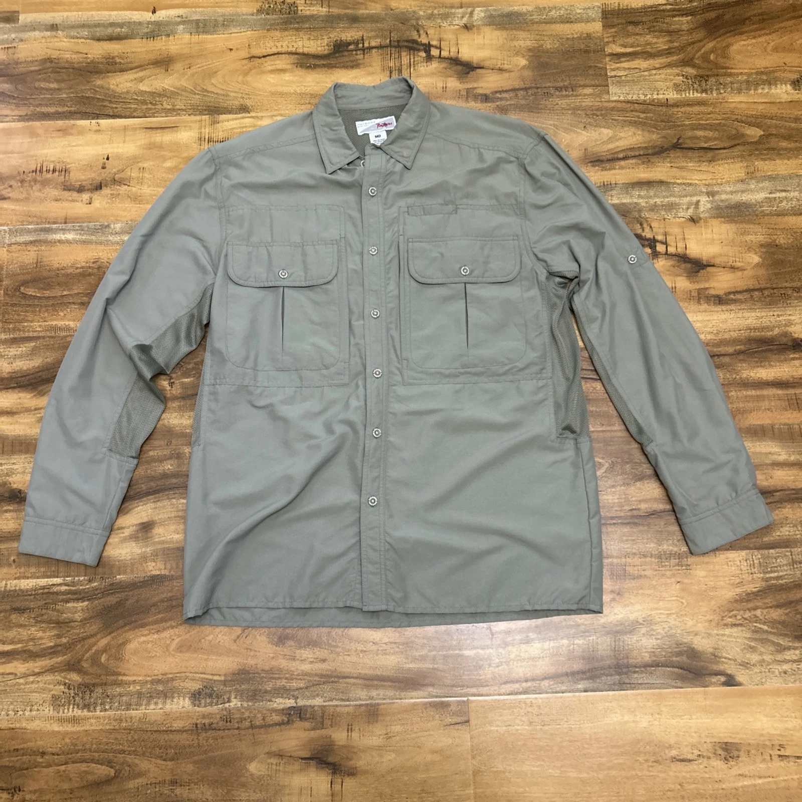 Railriders Men's Shirt Khaki Nylon Insect Shield Hiking Fishing Hiking size M
Opens in a new window