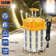 Linkable 150 Watt LED Temporary Work Light Industrial Construction Jobsite Lamp