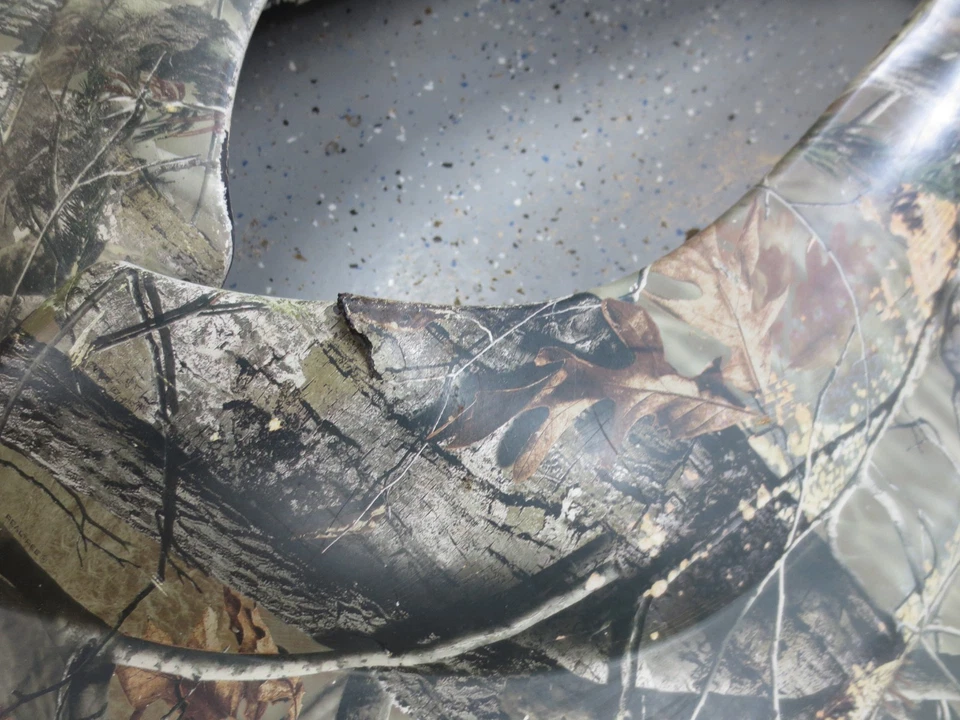 Yamaha Rhino 660 2005 usado OEM plataforma trasera izquierda derecha paneles laterales camuflaje Foto 2 de 4