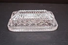 Vintage Waterford Crystal Stick Covered Butter Dish Beautiful