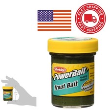 Moldable Trout Bait Dough Green Pumpkin 1.8 Ounces For Enhanced Scent Dispersion