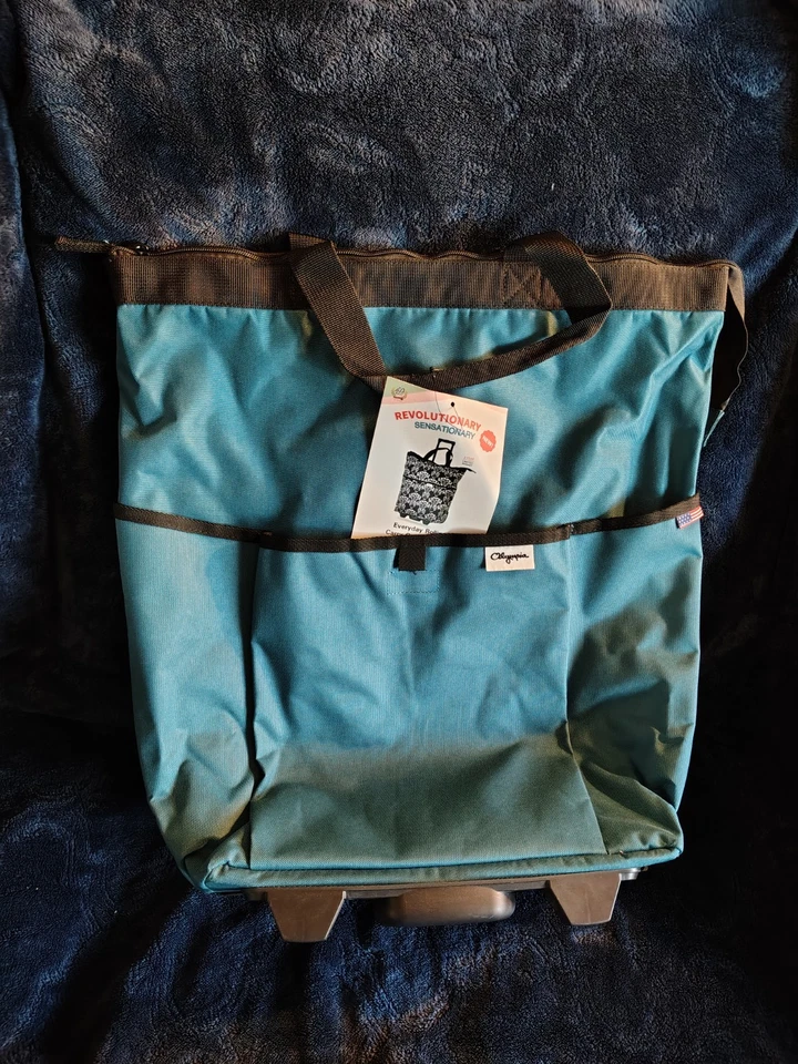 Olympia USA Rolling Carry-On/ Shopping Tote Bag NEW - Image 2 of 4