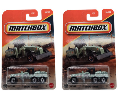2025 Matchbox Ground Grinder #56 Mint Green - Set of 2   National Parks