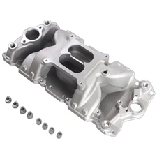 SBC Dual Plane  Air-Gap Intake Manifold  For Small Block Chevy 305 350 400 V8