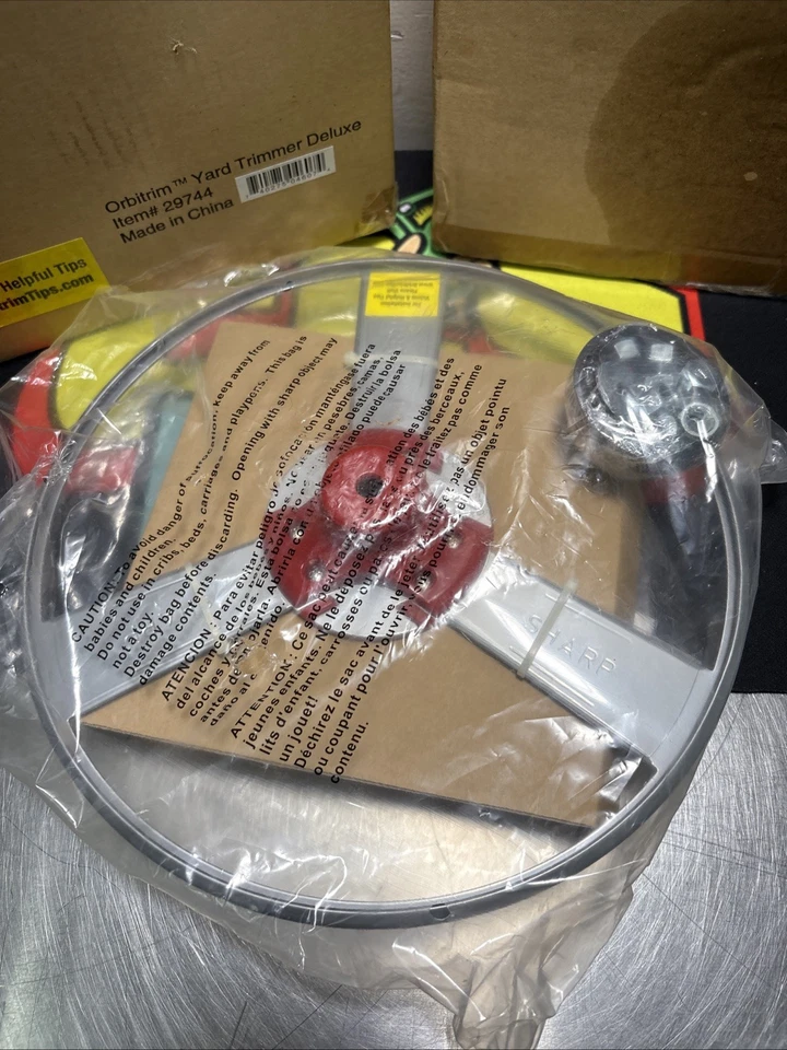 Juego de 2 cabezales de recortadora de gas Orbitrim sin cuerda de acero inoxidable - Artículo # 29744 Foto 3 de 4