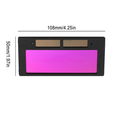 1pc Auto Darkening Welding Lens Solar Welder Helmet Replacement Glass - NEW