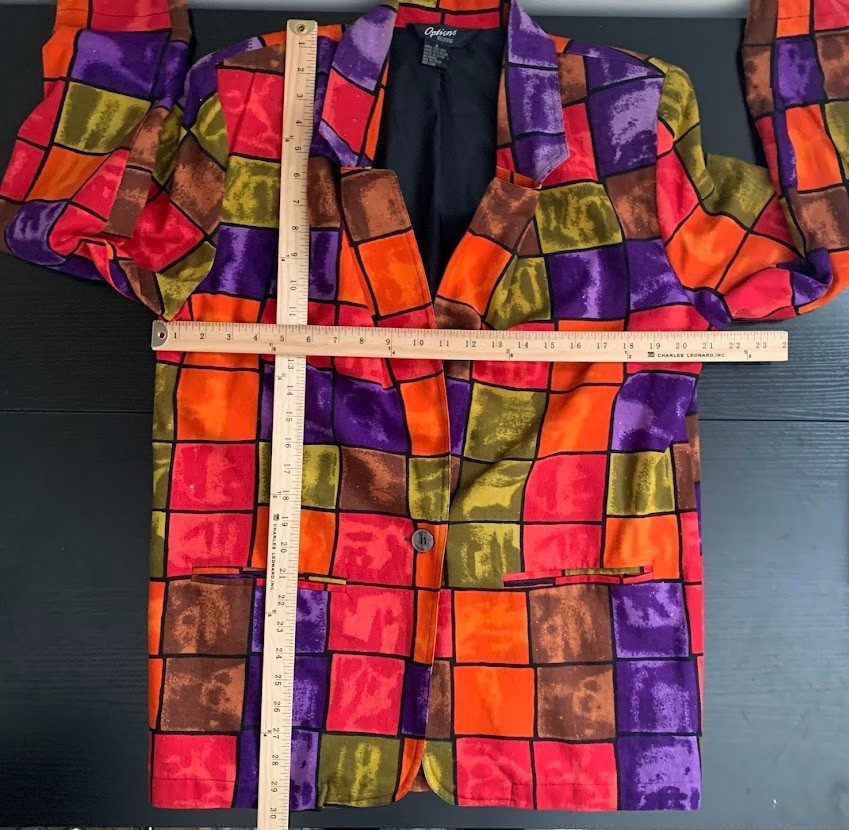 Vintage Options Melrose Patchwork Pattern Colorfu… - image 8