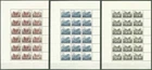 Korea Kc -995-997 (Unissued) Butterflies 1971 Full Sheet MNH