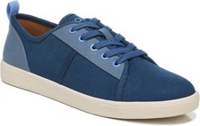 Vionic Women's Pisces Canvas Dark Blue Sneakers 6W