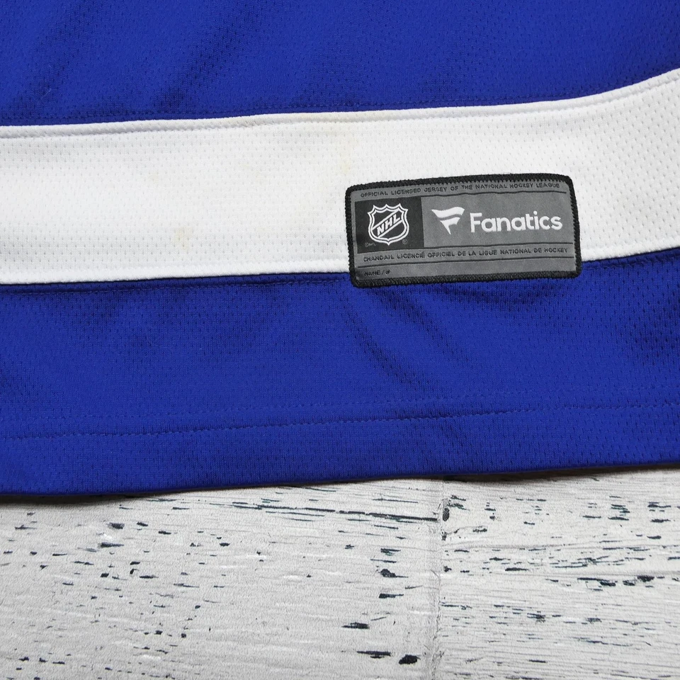 Camiseta deportiva Tampa Bay Lightning para hombre mediana azul blanca NHL hockey Steven Stamkos 91 Foto 4 de 4