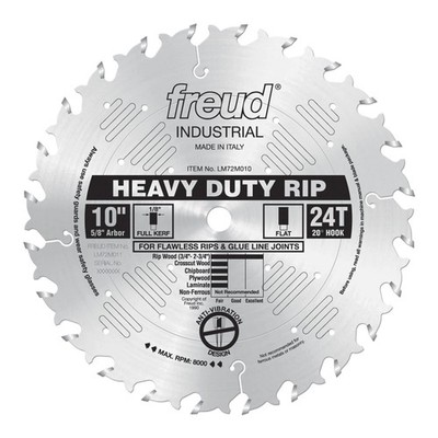 Freud (LM72M010) 10'' Heavy-Duty Rip Blade