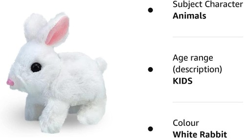 Bunby - My Realistic Bunny Toy, Hopearl Hopping Rabbit Interactive Electronic... - Picture 2 of 7