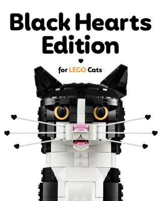 Black Heart-Tipped Whiskers! for LEGO® Tuxedo/Orange Cats