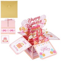 11. Geburtstagskarte, Lustige Karte FüR 11-JäHrige, Als Geschenk, Rosa