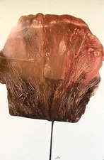 Abstract Mixed Media Ink Watercolor Painting on 12 X 18” Paper Contemporary