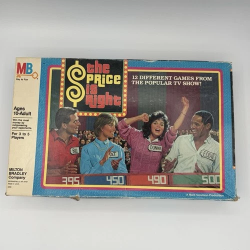 Vintage 1986 Milton Bradley The Price is Right Board Game