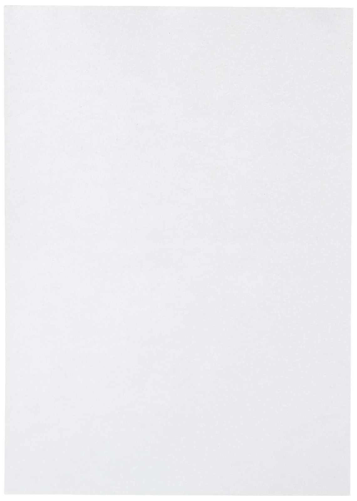 25 Feuilles A4 de 210g pour dessin et carterie - Étui de papier blanc cartonné