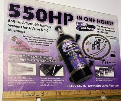 NITROUS Pro Flo SYSTEMS AD #5520