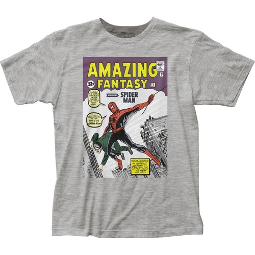 Spider-Man Amazing Fantasy #15 Licensed Fitted Adult T-Shirt - 第 1/1 張圖片