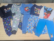 x5 Pairs Boys Long Pyjamas Bundle Age 2-3 Primark Next Peppa Pig Bing Paw Patrol