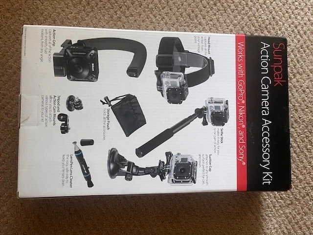 Sunpak Action Camera Accessory Kit GoPro Nikon Sony Accessories Mount - Image 2 of 4