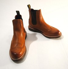 Dr. Martens Chelsea Boots Stiefel Budapester Leder Gr. 40 Neuwertig