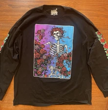 Grateful Dead. Bertha/The Wheel. From The Lot. LS T-Shirt. XL. EUC.