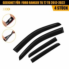 4X Windabweiser Regenabweiser Seitenscheiben für Ford Ranger T6 T7 T8 2012-2022